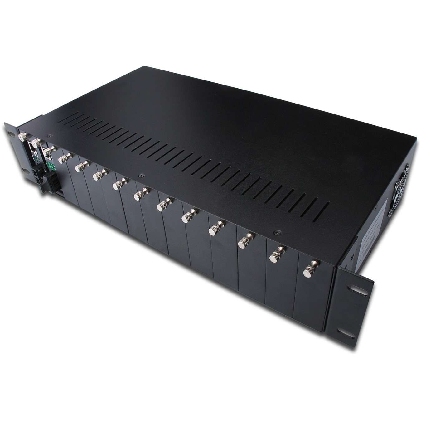 DIGITUS Media Converter Chassis 2HE 14-Slot - Black - Rack-Mount 2U Chassis — Buy in Cyprus with Fast Delivery