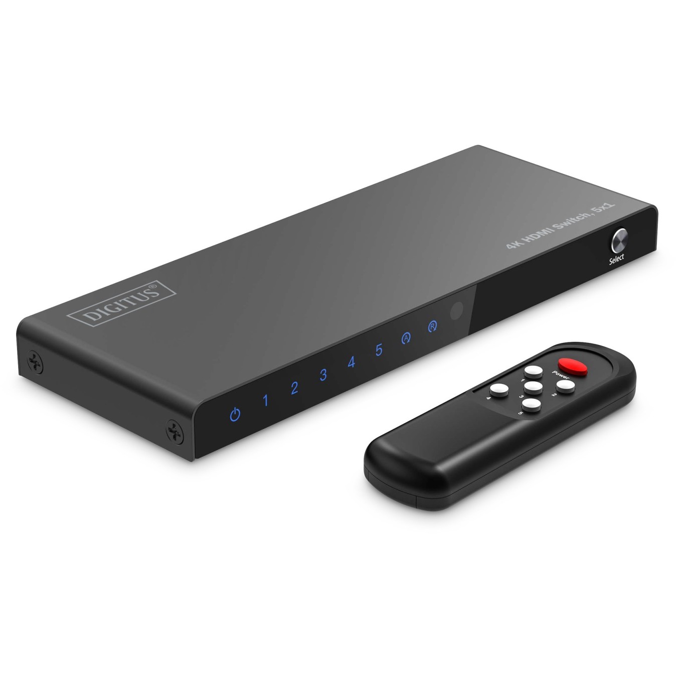 DIGITUS HDMI Switch - 5x1 4K 60Hz HDCP 2.3 — Buy in Cyprus with Fast Delivery