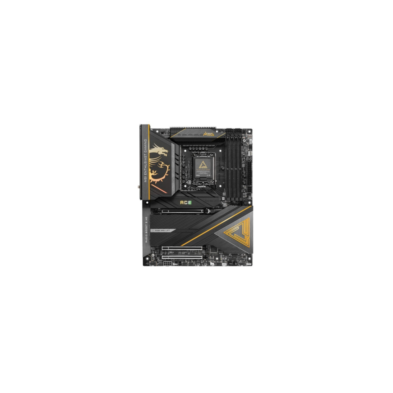 MSI MEG Z890 ACE - LGA 1851 ATX Motherboard - Intel Z890, DDR5 up to 256GB, PCIe 5.0, RGB (Black)