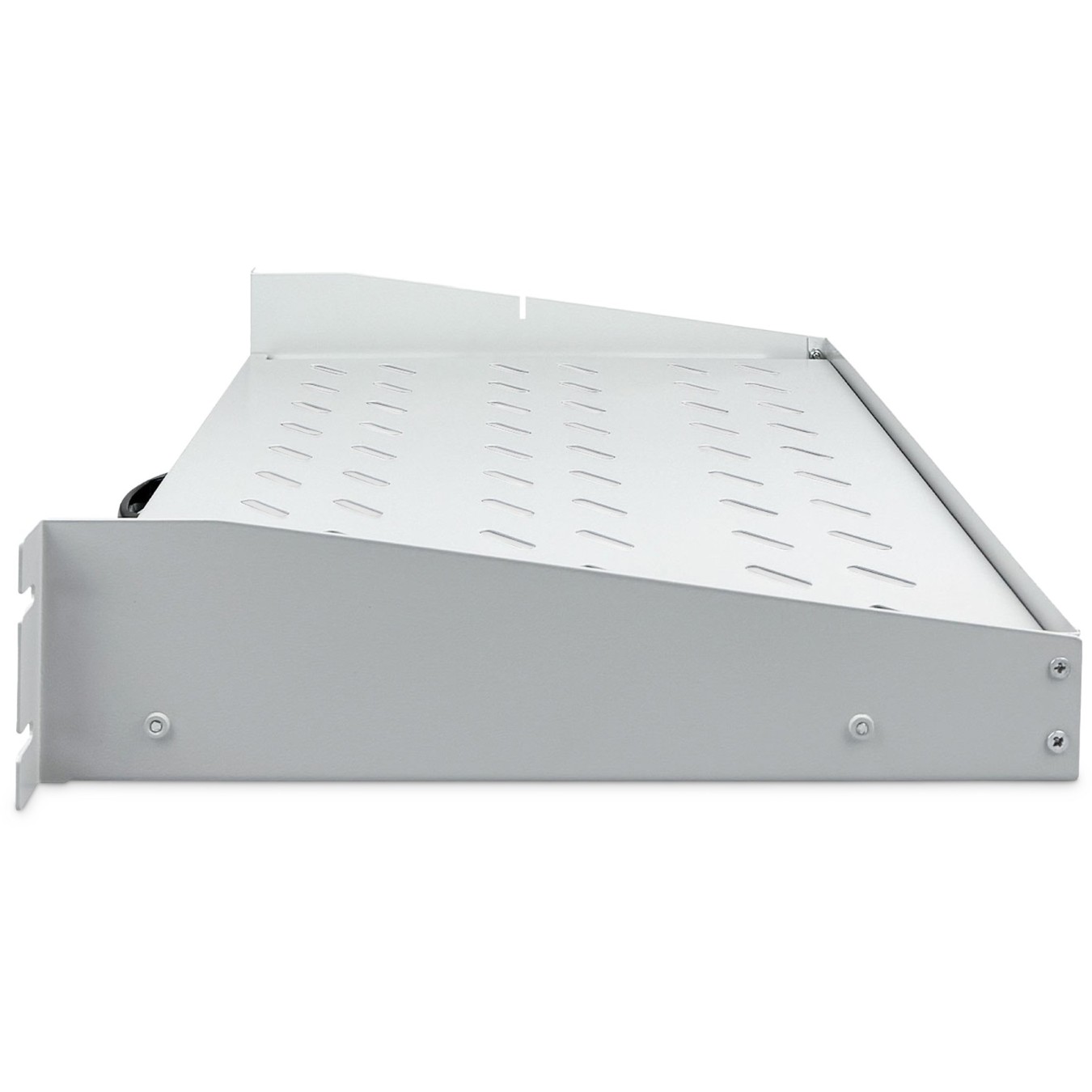 Digitus Rack Shelf 2U - Grey, 88x483x352mm - 30 kg load, 19-inch rails — Buy in Cyprus with Fast Delivery