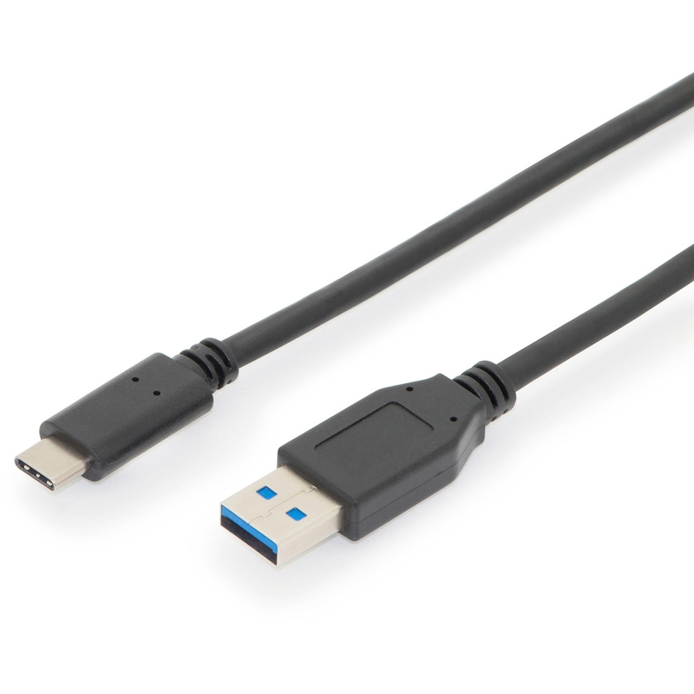 DIGITUS USB 2.0 USB-C to USB-A Cable - 1.0 m - Black — Buy in Cyprus with Fast Delivery