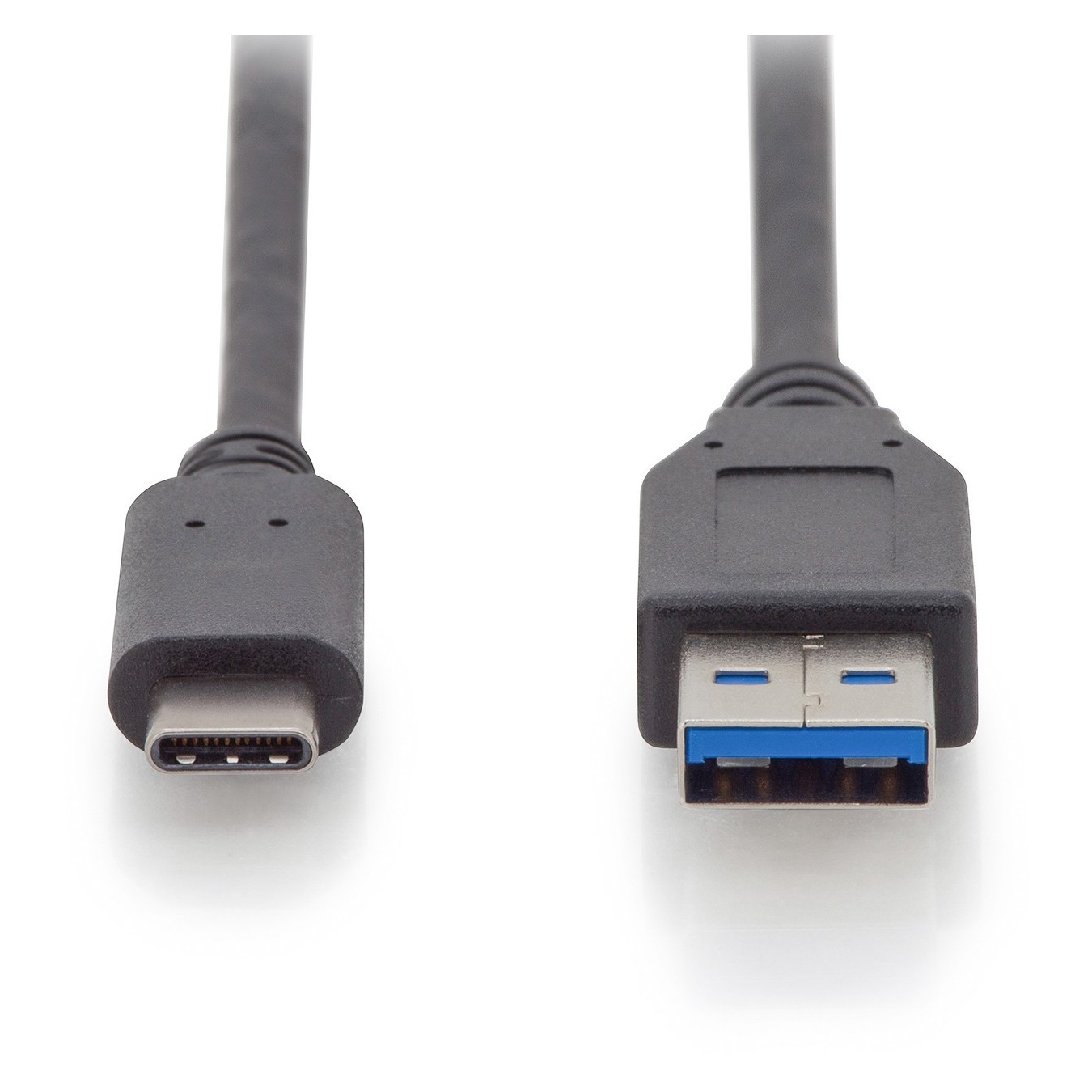 DIGITUS USB 2.0 USB-C to USB-A Cable - 1.0 m - Black — Buy in Cyprus with Fast Delivery