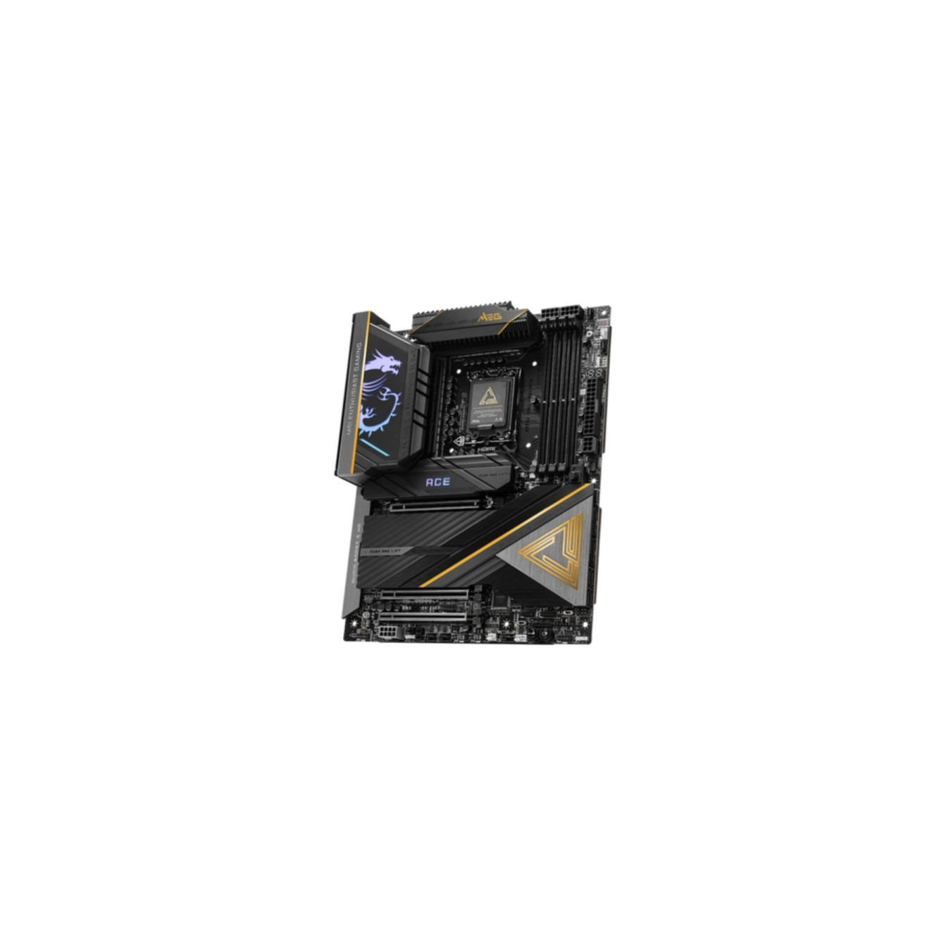 MSI MEG Z890 ACE - LGA 1851 ATX Motherboard - Intel Z890, DDR5 up to 256GB, PCIe 5.0, RGB (Black)