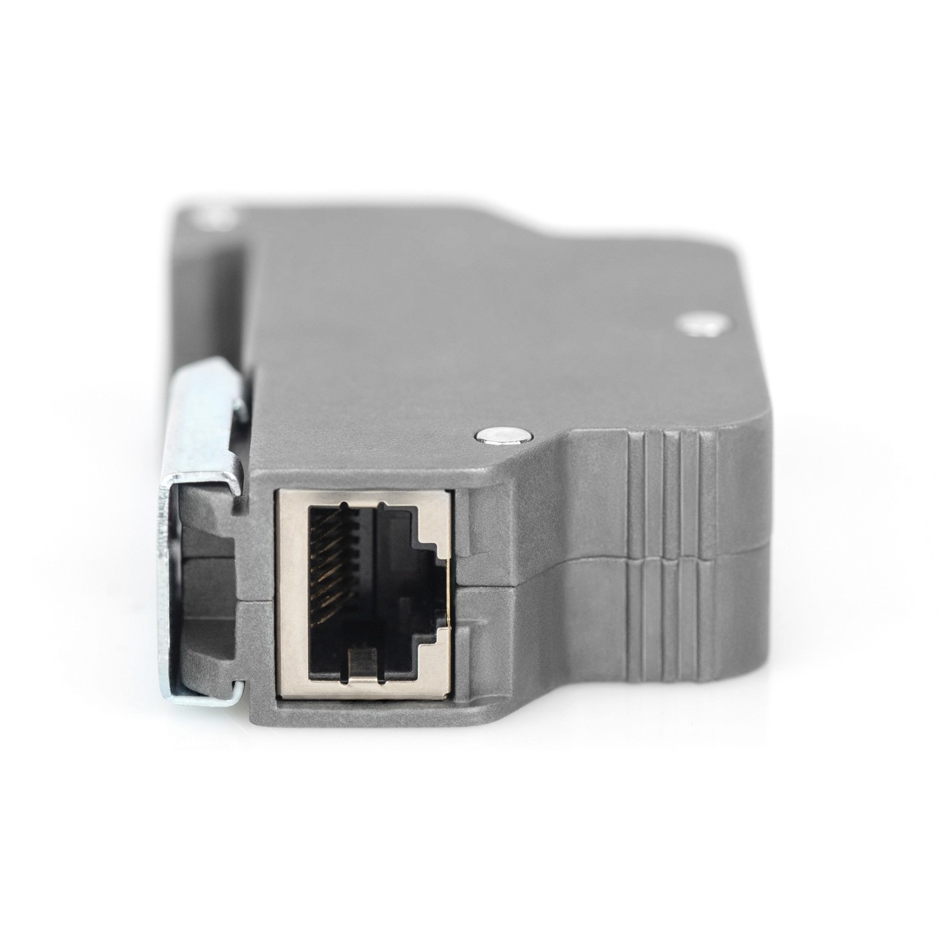 Digitus DN-95421 PoE Surge Protector (RJ45) DIN Rail Mount - DN-95421 - Grey, Zinc, IP40 — Buy in Cyprus with Fast Delivery