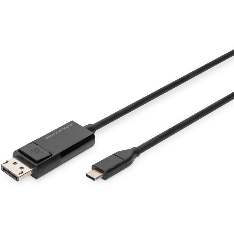 Buy Digitus USB-C to DisplayPort Cable - Bidirectional 8K, 2m - Black in Cyprus, Nicosia, Limassol, Larnaka, Pafos