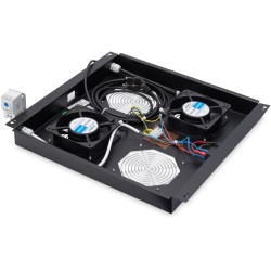 Buy DIGITUS Roof Cooling Unit Unique Dynamic 2 Fans - Black, 19" mounting in Cyprus, Nicosia, Limassol, Larnaka, Pafos
