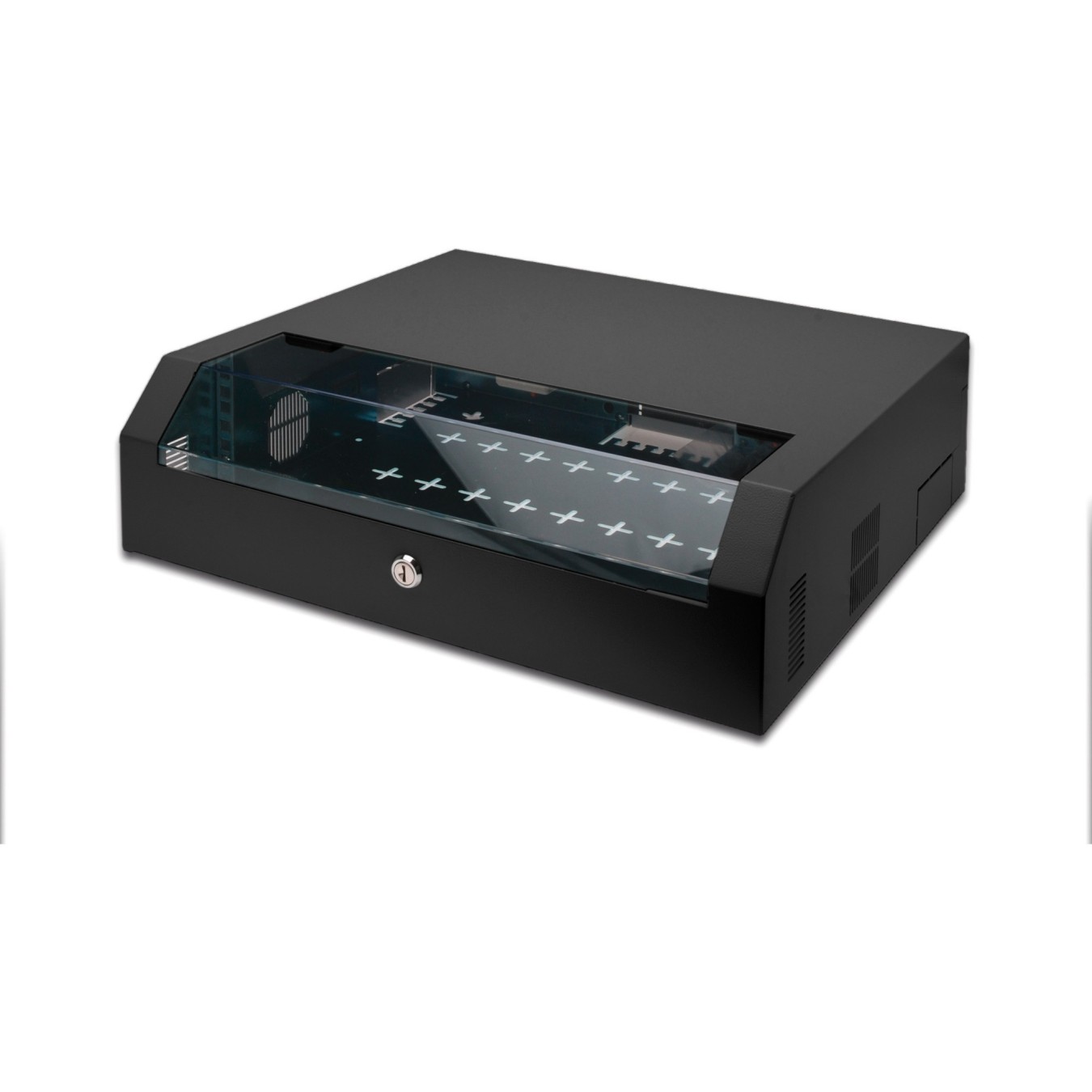 DIGITUS Wall-Mount Enclosure SOHO 3U 145x500x475 mm - Black — Buy in Cyprus with Fast Delivery