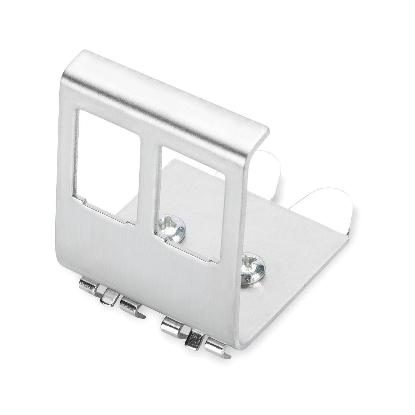 DIGITUS DIN Rail Keystone Module Adapter - 2 Keystone Slots - Metallic — Buy in Cyprus with Fast Delivery