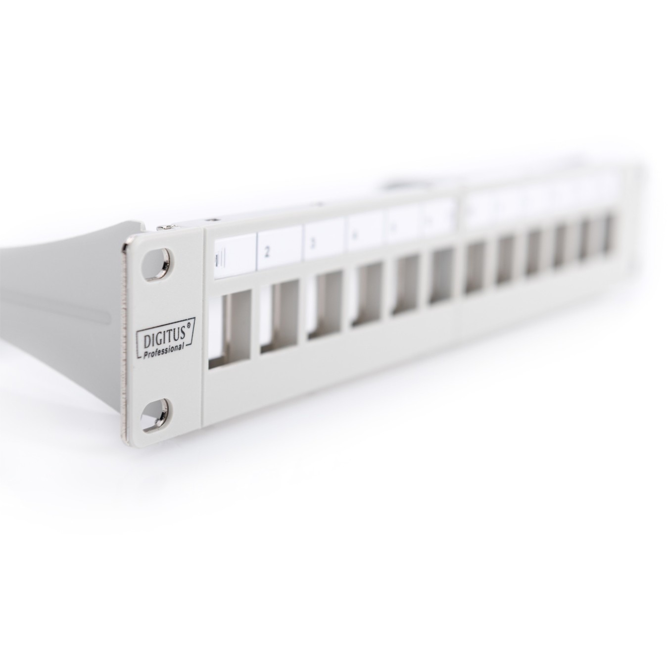 DIGITUS Patchpanel 12-Port Modular - 1U, 19-inch Rack Mount — Buy in Cyprus with Fast Delivery