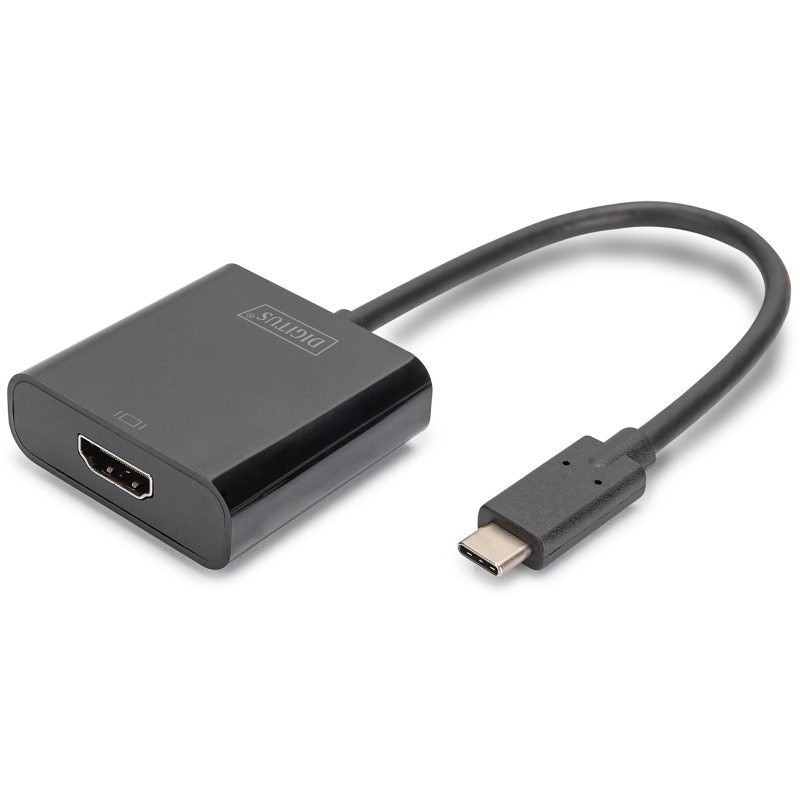Buy DIGITUS External Video Adapter - Characteristics (Black, USB-C 3.2 Gen 1 to ... in Cyprus, Nicosia, Limassol, Larnaka, Pafos