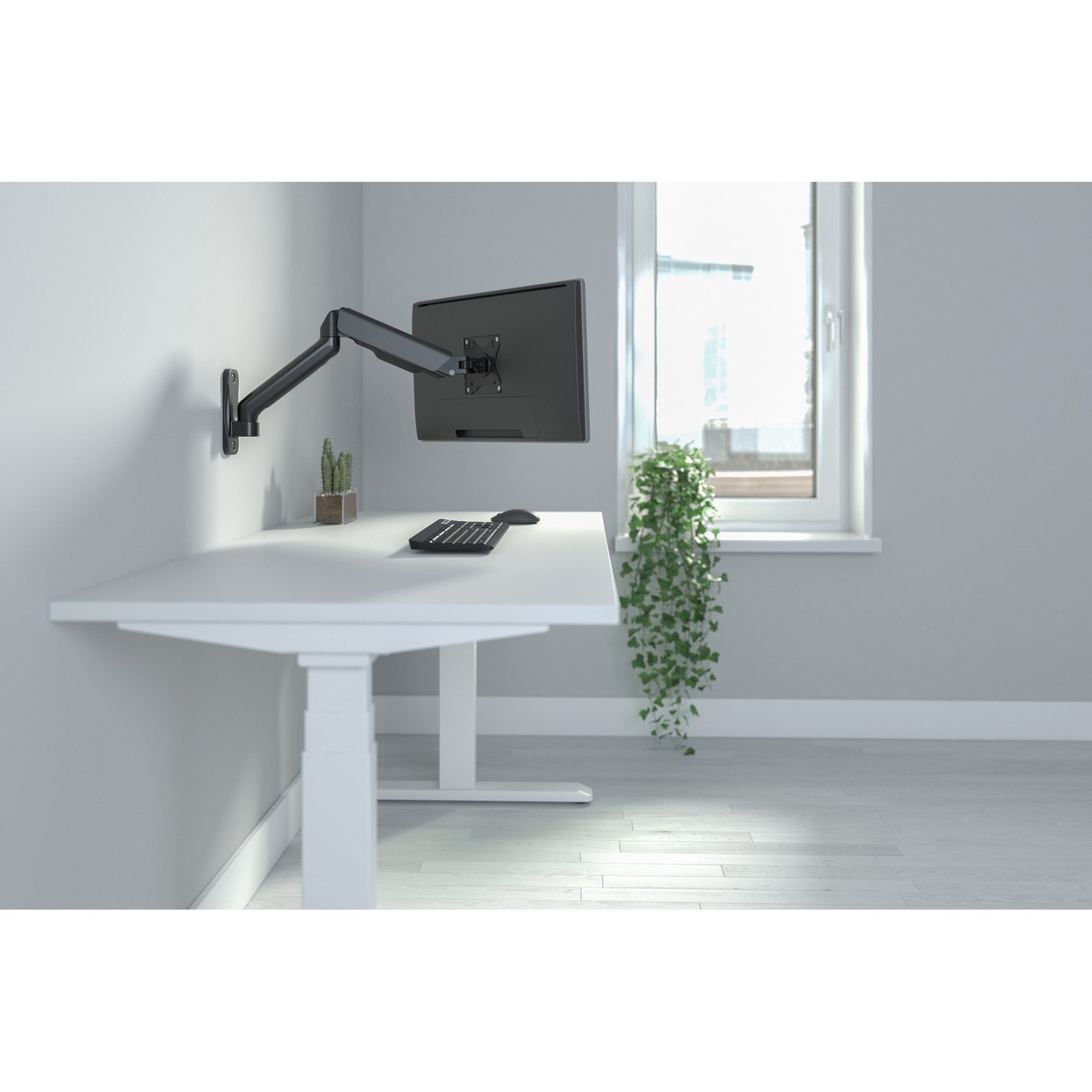 Monitor Wall Mount for 1 Monitor 32-inch - DA-90425 - Black, Gas Spring, 9 kg capacity — Buy in Cyprus with Fast Delivery