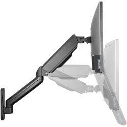 Buy Monitor Wall Mount for 1 Monitor 32-inch - DA-90425 - Black, Gas Spring, 9 k... in Cyprus, Nicosia, Limassol, Larnaka, Pafos