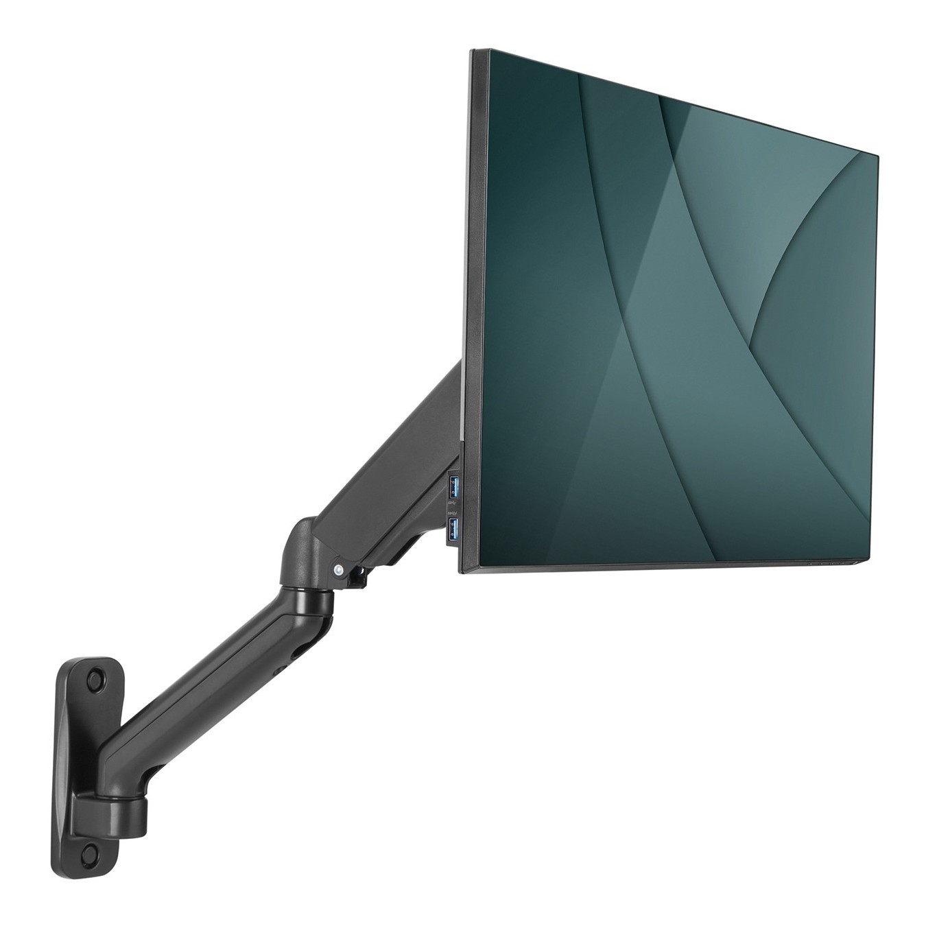 Monitor Wall Mount for 1 Monitor 32-inch - DA-90425 - Black, Gas Spring, 9 kg capacity — Buy in Cyprus with Fast Delivery