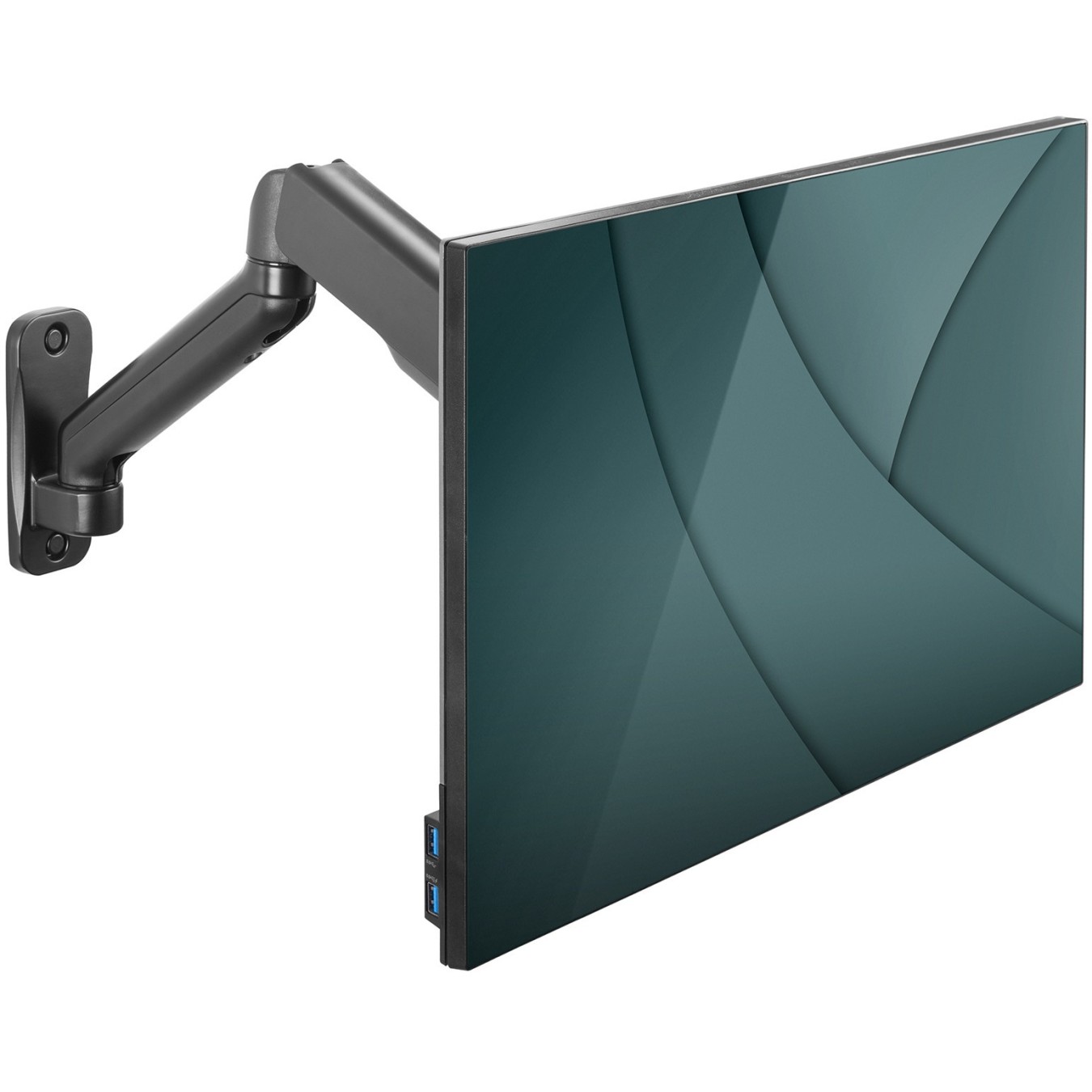 Monitor Wall Mount for 1 Monitor 32-inch - DA-90425 - Black, Gas Spring, 9 kg capacity — Buy in Cyprus with Fast Delivery