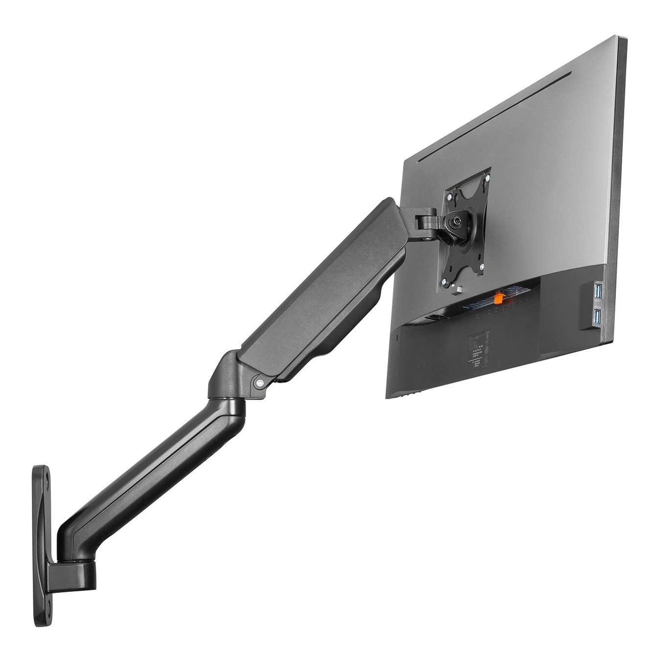Monitor Wall Mount for 1 Monitor 32-inch - DA-90425 - Black, Gas Spring, 9 kg capacity — Buy in Cyprus with Fast Delivery