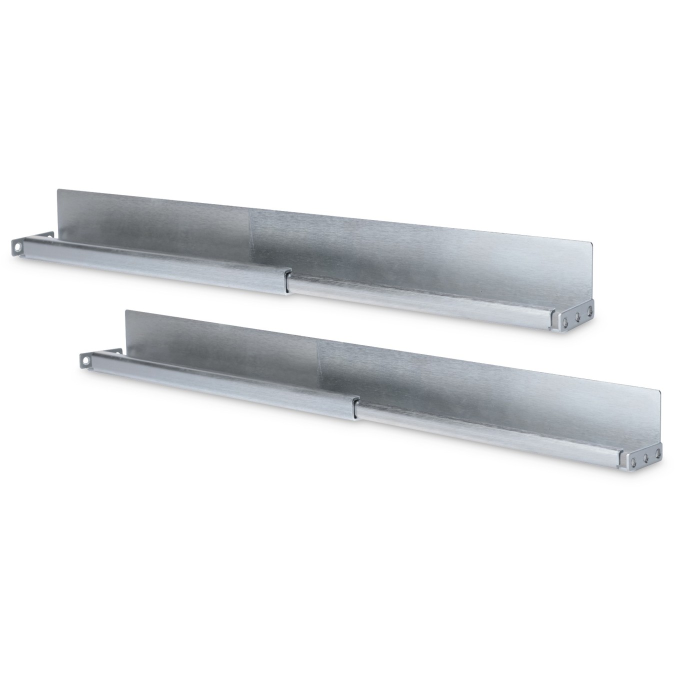 DIGITUS Sliding Rail L-Support for 483 mm Deep Server Racks - Tool-free mounting, adjustable