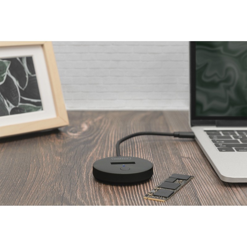 Buy DIGITUS USB-C Docking Station for NVMe/SATA SSD - Characteristics (Black) in Cyprus, Nicosia, Limassol, Larnaka, Pafos