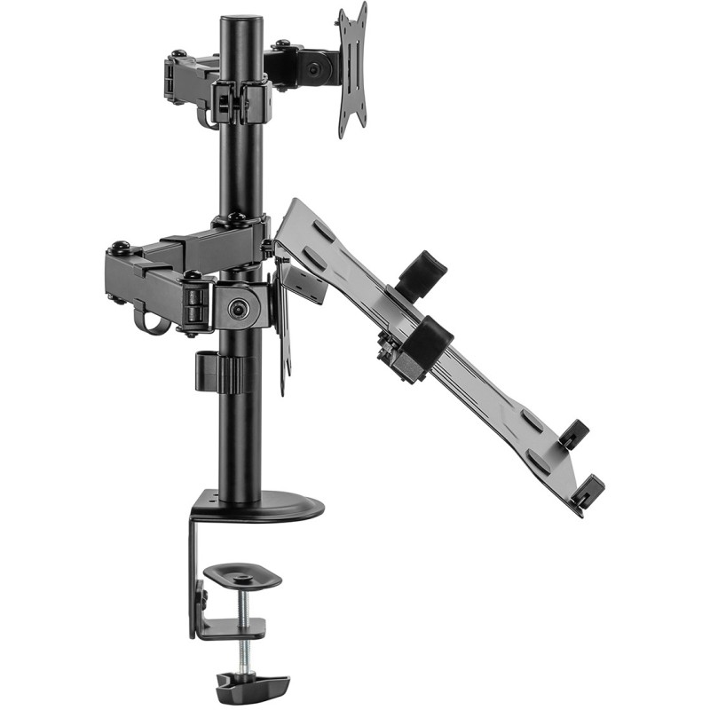 Buy Monitor Stand with Notebook Mount - DA-90436 - Desk Clamp, 17-32 in, 9 kg, B... in Cyprus, Nicosia, Limassol, Larnaka, Pafos