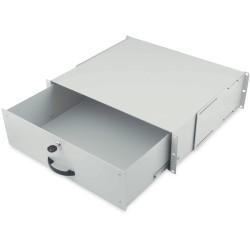 Buy DIGITUS Drawer 3U 483mm gray lockable in Cyprus, Nicosia, Limassol, Larnaka, Pafos