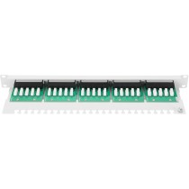 DIGITUS Patch Panel 1U - 25-Port Cat3 ISDN, Grey, Rack-Mount — Buy in Cyprus with Fast Delivery