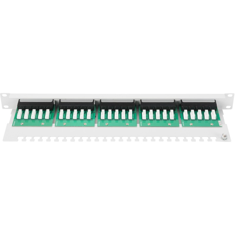 Buy DIGITUS Patch Panel 1U - 25-Port Cat3 ISDN, Grey, Rack-Mount in Cyprus, Nicosia, Limassol, Larnaka, Pafos