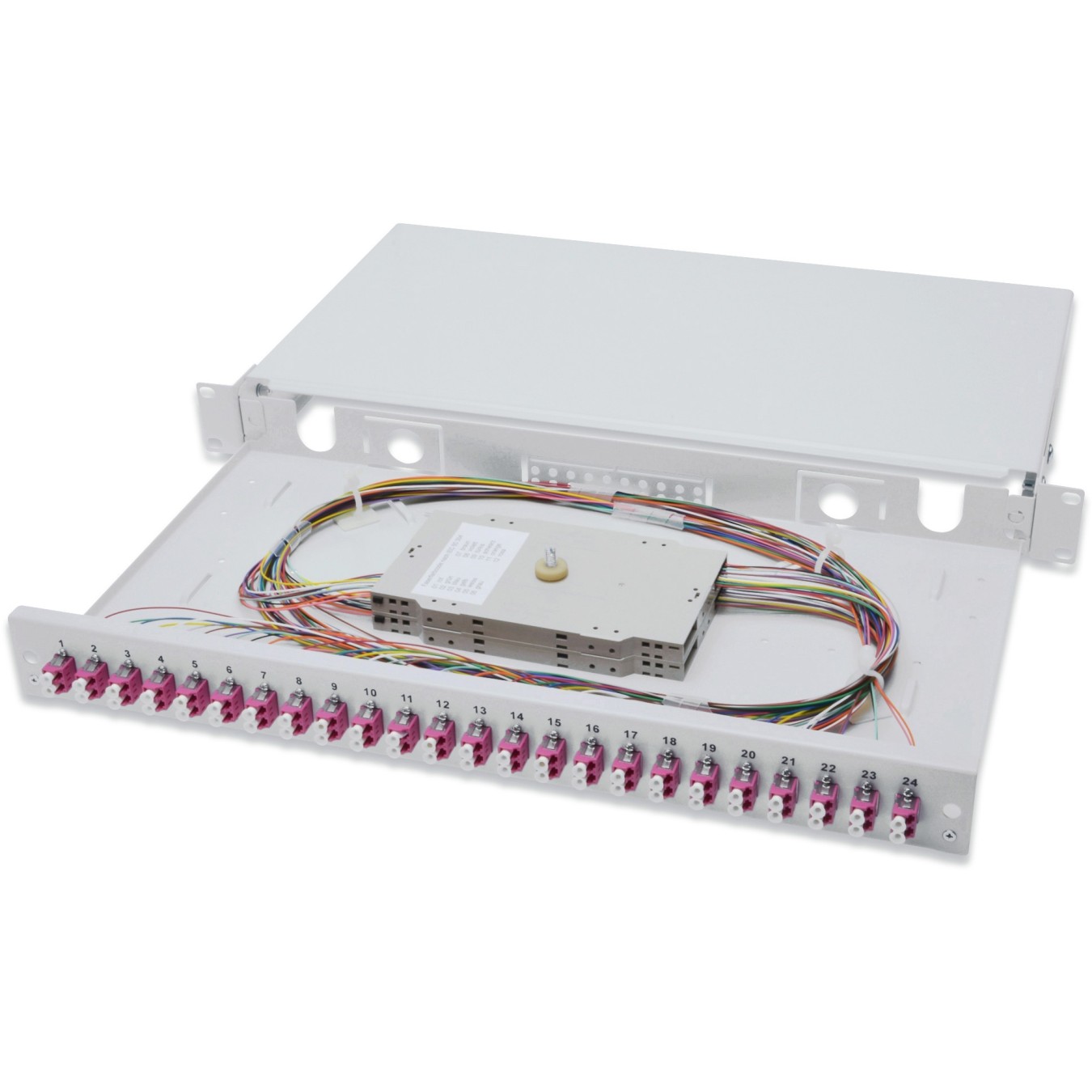 Digitus LWL Splice Box 1U - 24x LC OM4 Grey — Buy in Cyprus with Fast Delivery