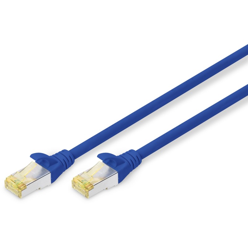 Buy DIGITUS CAT 6A S/FTP Patch Cable - Blue, 0.25 m in Cyprus, Nicosia, Limassol, Larnaka, Pafos