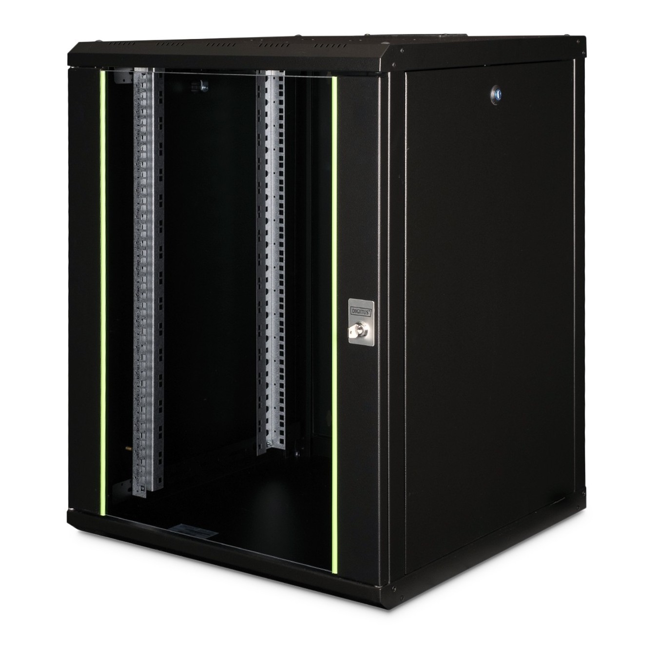 Digitus Wall-Mount Rack Enclosure 19' 16U 820x600x600mm - Black (RAL 9005) — Buy in Cyprus with Fast Delivery