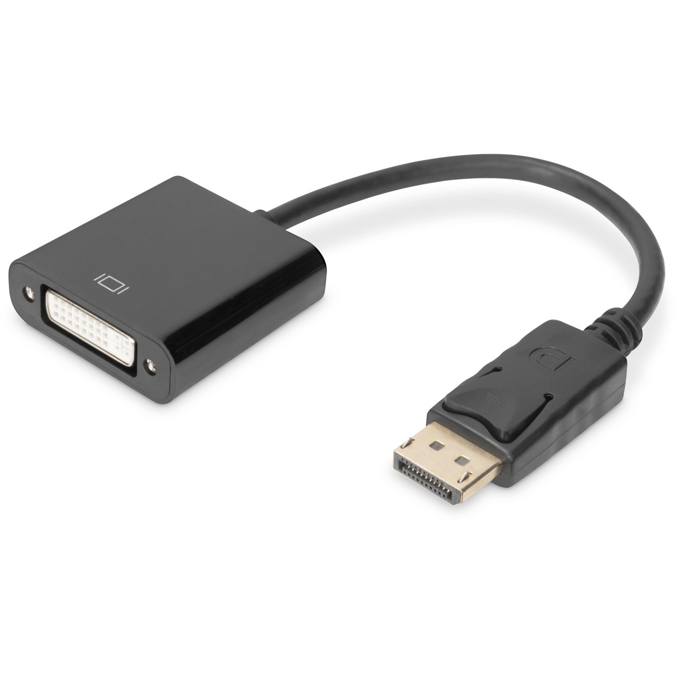 DIGITUS DisplayPort to DVI Adapter - 0.15 m - Black — Buy in Cyprus with Fast Delivery