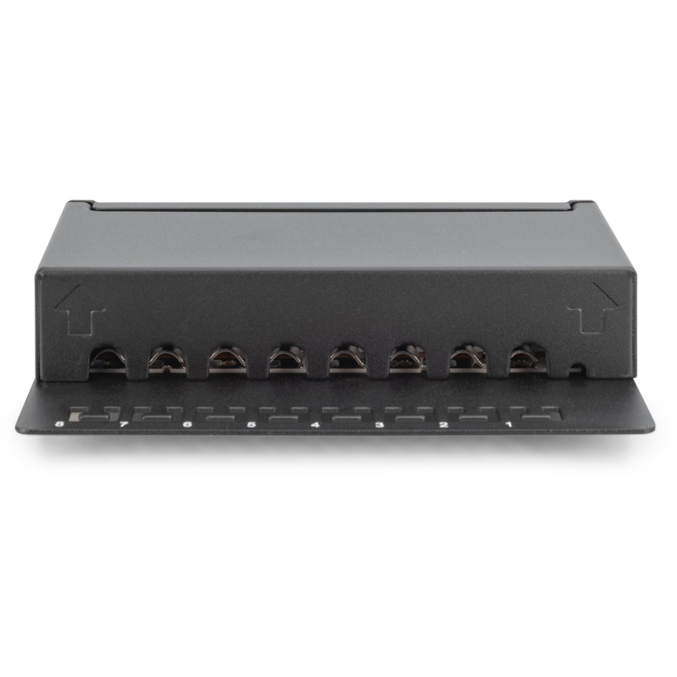 DIGITUS Patchpanel 1HE 8-Port Cat6 Shielded Black - Black — Buy in Cyprus with Fast Delivery