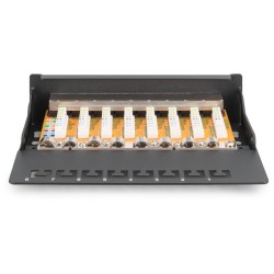 Buy DIGITUS Patchpanel 1HE 8-Port Cat6 Shielded Black - Black in Cyprus, Nicosia, Limassol, Larnaka, Pafos