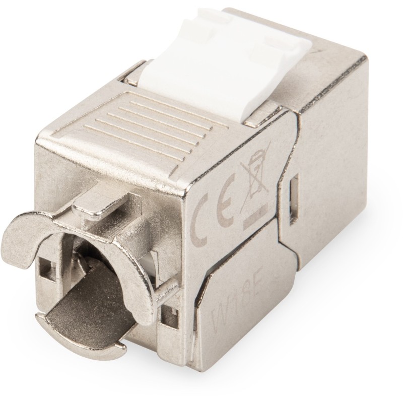 Buy Digitus Keystone CAT6A RJ45 Jack - AWG 22-26 - 360° Tool-Free Mounting - Si... in Cyprus, Nicosia, Limassol, Larnaka, Pafos