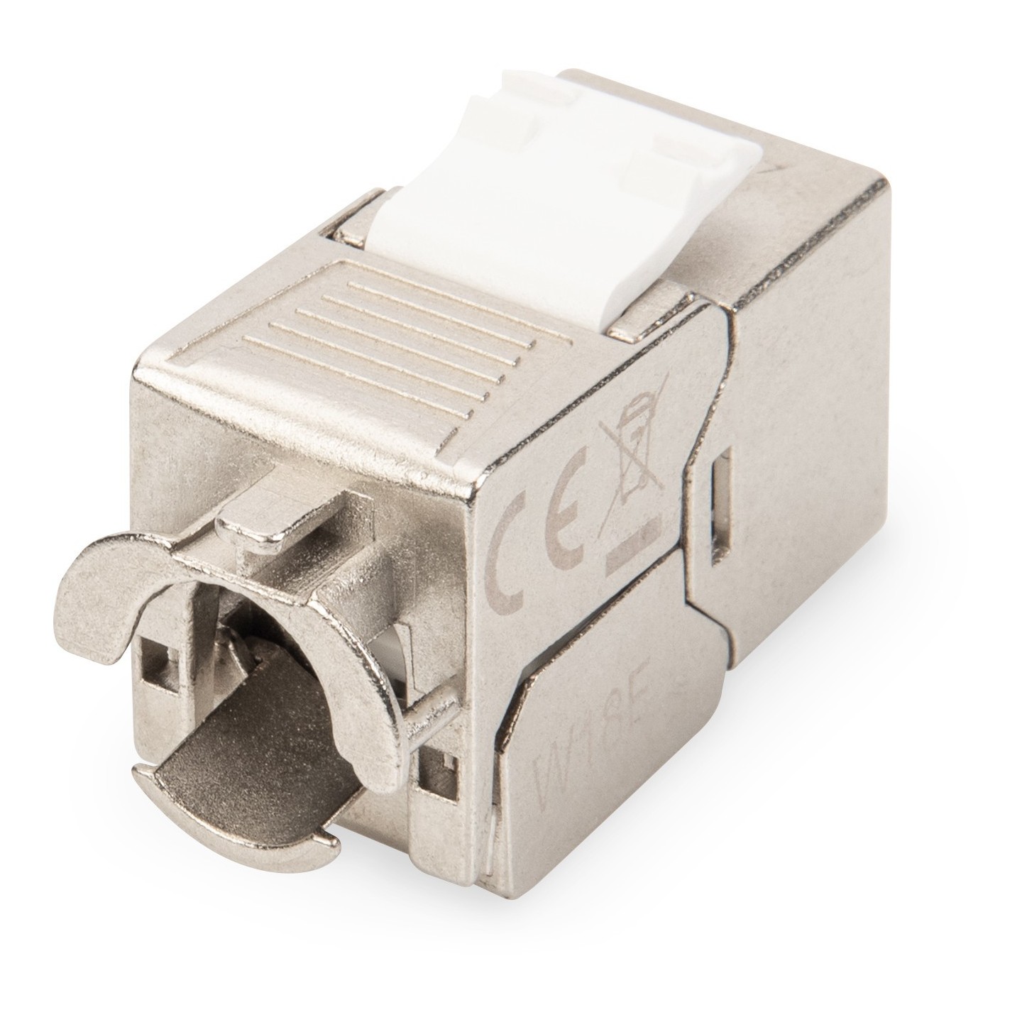 Digitus Keystone CAT6A RJ45 Jack - AWG 22-26 - 360° Tool-Free Mounting - Silver - 24-Pack — Buy in Cyprus with Fast Delivery