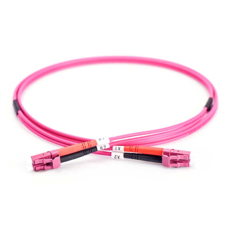 Buy Digitus Fiber Optic Patch Cable LC to LC Duplex OM4 Multimode - 3.0 m - Violet in Cyprus, Nicosia, Limassol, Larnaka, Pafos