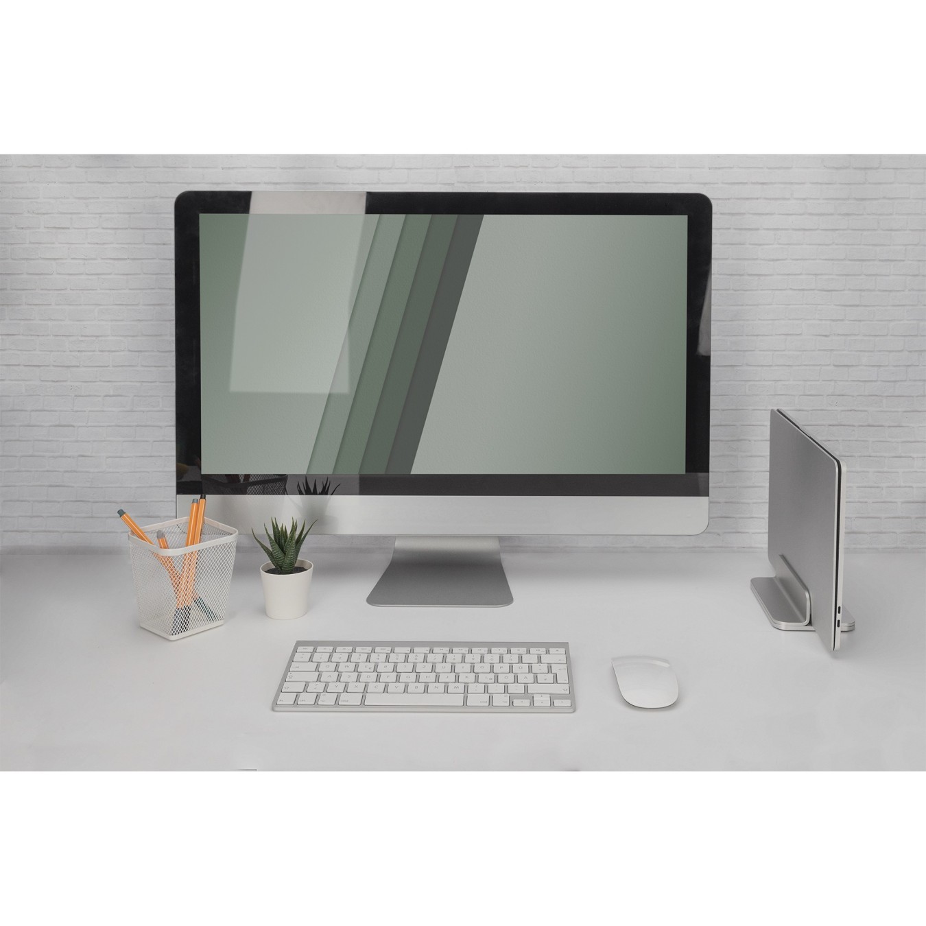 Digitus Vertical Notebook Stand - Laptop & Tablet Holder - Silver Aluminum — Buy in Cyprus with Fast Delivery