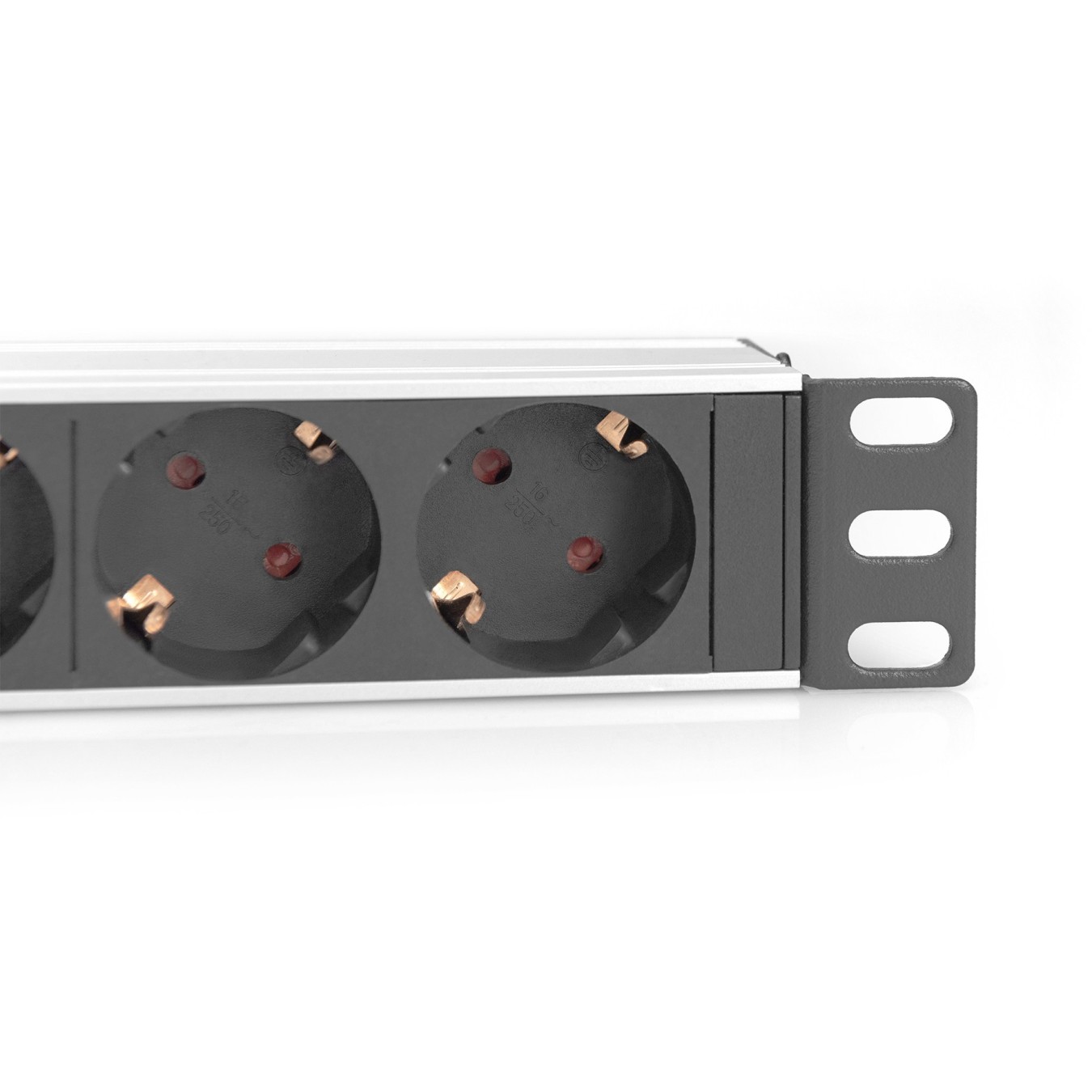 Digitus 10-inch Aluminum-Profile Power Strip - (Color: Black) — Buy in Cyprus with Fast Delivery