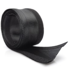 Buy Cable Sleeve - 2m Black - Polyester with Hook-and-Loop Fastener in Cyprus, Nicosia, Limassol, Larnaka, Pafos