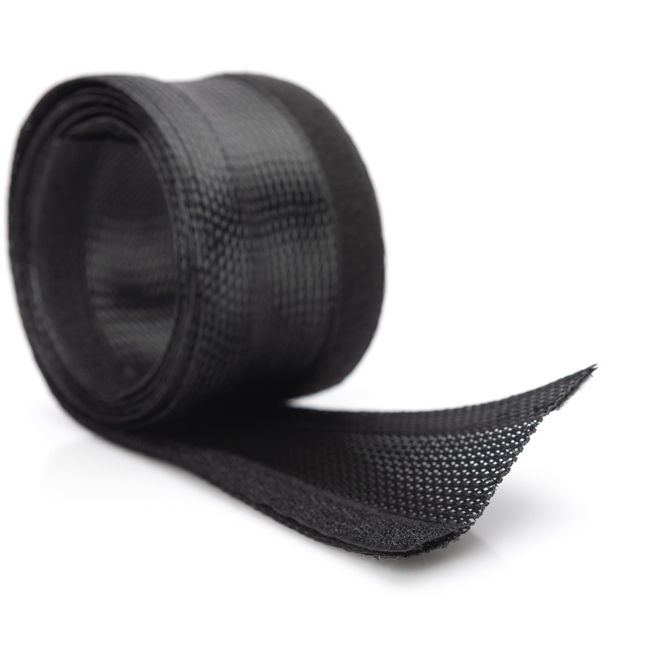Cable Sleeve - 2m Black - Polyester with Hook-and-Loop Fastener — Buy in Cyprus with Fast Delivery