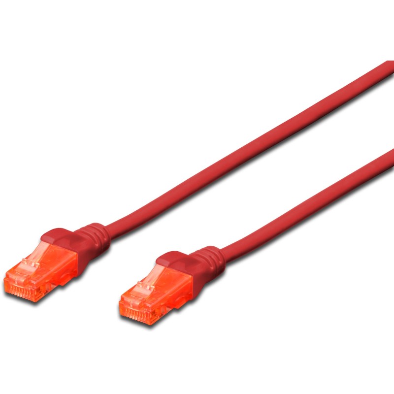 Buy DIGITUS CAT6 U/UTP Patchkabel - 0.25 m - Red, Cat6, U/UTP, LSZH in Cyprus, Nicosia, Limassol, Larnaka, Pafos