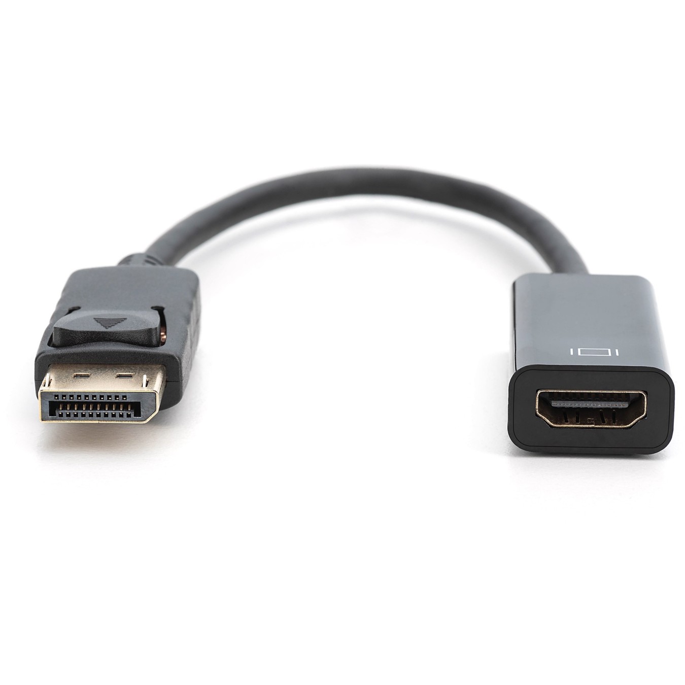 DIGITUS DisplayPortKabel - DPort - Black, 0.15 m, DP male to HDMI Type A female, DP 1.1a — Buy in Cyprus with Fast Delivery