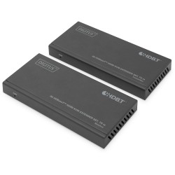 Buy DIGITUS 4K HDBaseT 1x4 HDMI KVM Extender Set - 70 m - Black, Metal enclosure in Cyprus, Nicosia, Limassol, Larnaka, Pafos