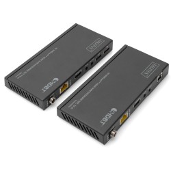 Buy DIGITUS 4K HDBaseT 1x4 HDMI KVM Extender Set - 70 m - Black, Metal enclosure in Cyprus, Nicosia, Limassol, Larnaka, Pafos