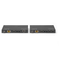 Buy DIGITUS 4K HDBaseT 1x4 HDMI KVM Extender Set - 70 m - Black, Metal enclosure in Cyprus, Nicosia, Limassol, Larnaka, Pafos