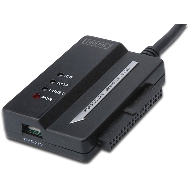 Buy DIGITUS HDD-Adapterkabel USB3.0 - Characteristics (Black, USB 3.0, SATA II, ... in Cyprus, Nicosia, Limassol, Larnaka, Pafos