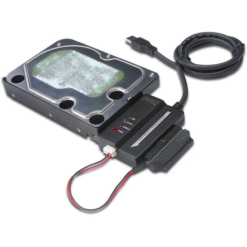 Buy DIGITUS HDD-Adapterkabel USB3.0 - Characteristics (Black, USB 3.0, SATA II, ... in Cyprus, Nicosia, Limassol, Larnaka, Pafos