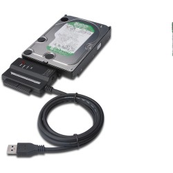 Buy DIGITUS HDD-Adapterkabel USB3.0 - Characteristics (Black, USB 3.0, SATA II, ... in Cyprus, Nicosia, Limassol, Larnaka, Pafos