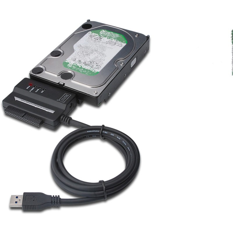 Buy DIGITUS HDD-Adapterkabel USB3.0 - Characteristics (Black, USB 3.0, SATA II, ... in Cyprus, Nicosia, Limassol, Larnaka, Pafos