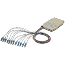 DIGITUS Splice Cassette with 12 Pigtails - LC OS2 - (Multicolour, Single-mode) — Buy in Cyprus with Fast Delivery