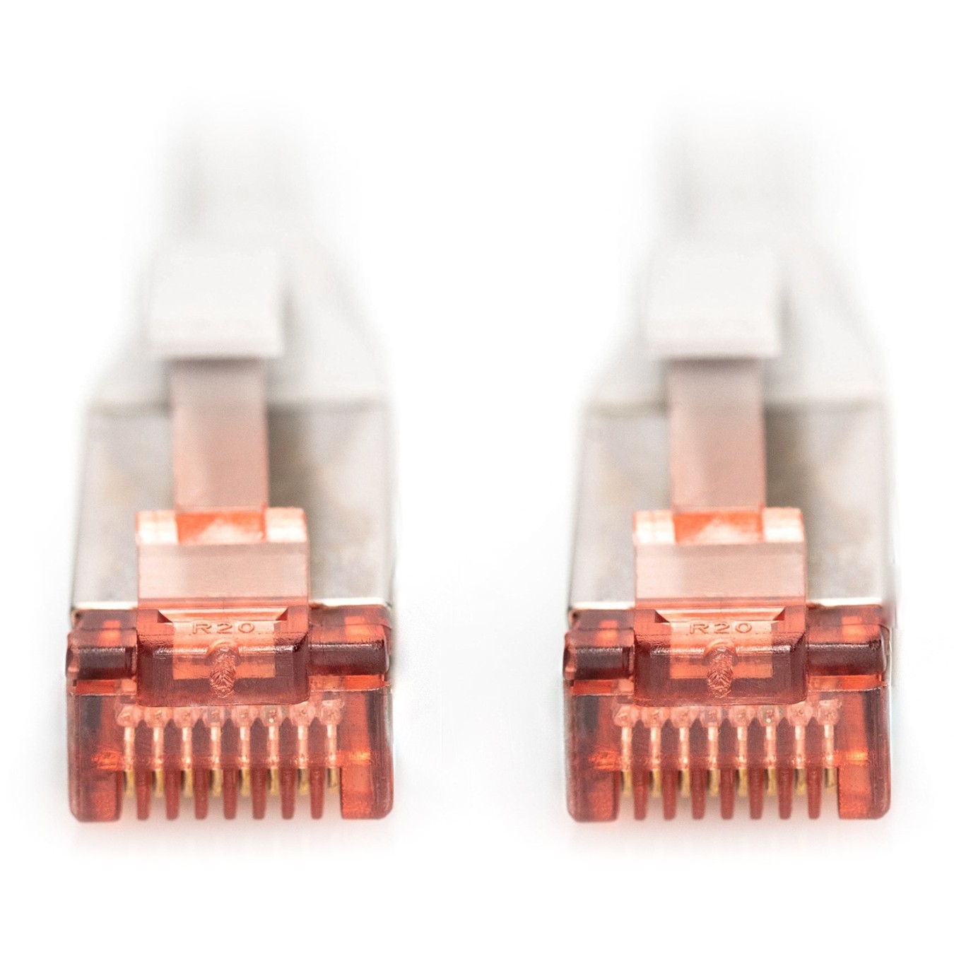 DIGITUS Patch Cable Cat6 S/FTP 2xRJ45 2.0m Gray - Shielded Ethernet Cable — Buy in Cyprus with Fast Delivery