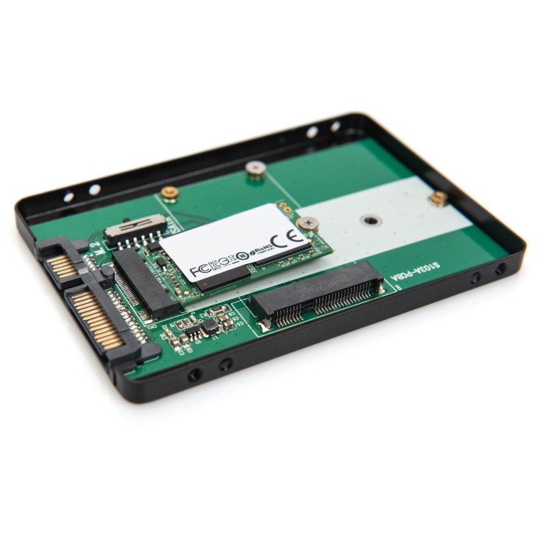 Buy DIGITUS 2.5" SATA Drive Adapter - M.2 or mSATA in Cyprus, Nicosia, Limassol, Larnaka, Pafos